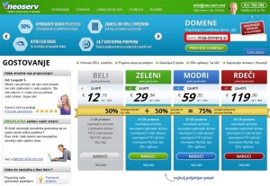 Registracija domene pri NEOSERV